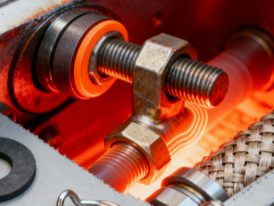 高温工况实测过关!聚厉红色耐高温密封胶获机械设备厂认可